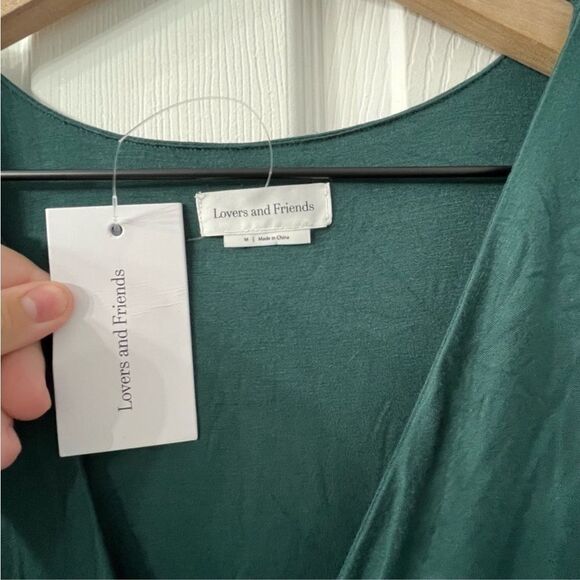 NWT Lovers and Friends Sundance MaxiDress in Everglade Green SZ M - Picture 6 of 7